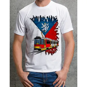 Pánské tričko tričko s tramvají M