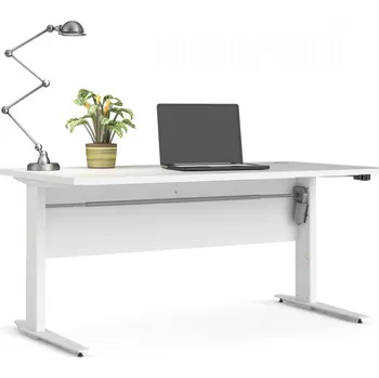 Psací stůl Falco Výškově nastavitelný psací stůl Office 80400/318 bílá/bílá
