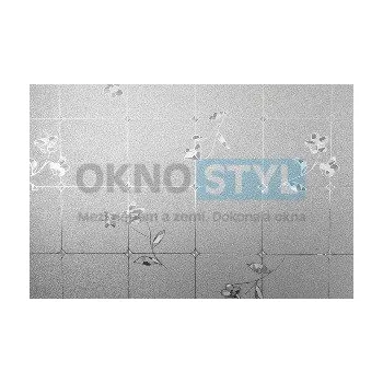 Tapeta Statická fólie - křišťálové květiny (S9032)