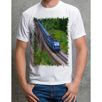 Pánské tričko tričko s lokomotivou 1218 248 158