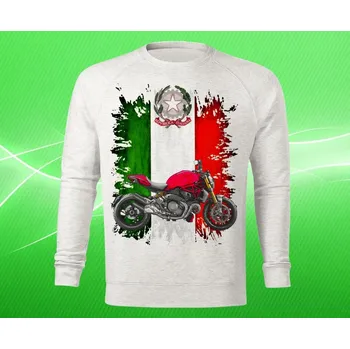 Pánská mikina mikina Ducati Monster pánská 3XL (mikina s motorkou)