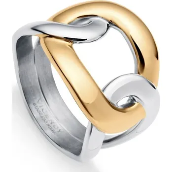 Prsten Viceroy Luxusní tricolor prsten z oceli Chic 75310A01 55 mm + 2 měsíce na vrácení zboží