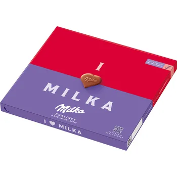 MILKA BONBONIÉRA PRALINKY S NUGÁTOVOU NÁPLNÍ NĚMECKO!
