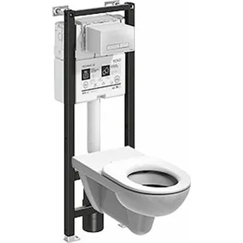 Klozet Kolo Koło Nova Pro Bez Barier - set závěsné handicap mísy a podomítkového splachovače
