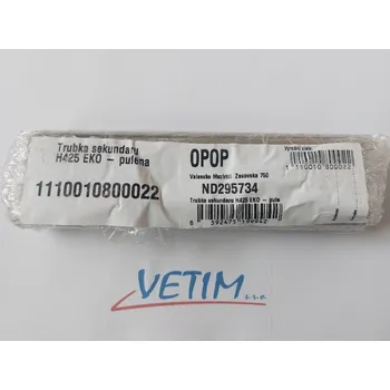 Příslušenství ke kotli Vetim H 425 EKO U trubka sekundárního vzduchu půlená pro kotle s výztuhou