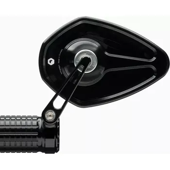 Zrcátko pro motocykl Zpětné zrcátko motocyklu do konců řidítek MOTOGADGET MO.VIEW SPORT 60 org.číslo 7004050, pro průměr řidítek 22 mm, 1 kus (homologované zrcátko na motorku pro pravou nebo levou stranu)