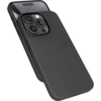 Pouzdro na mobilní telefon Kryt na mobil Epico Mag+ kožený kryt iPhone 15 Pro - černý