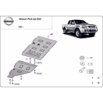 Kryt motoru Kryt pod převodovku NISSAN CABSTAR PICKUP - Plech - 8595698043771
