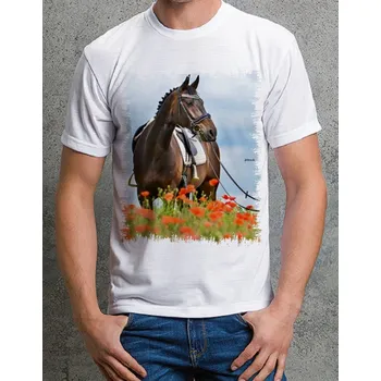 Chlapecké tričko tričko s koněm č. 5 152