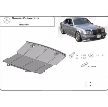 Kryt motoru Kryt pod motor MERCEDES-BENZ E-CLASS Kupé (C124) - Plech - 8595698043597