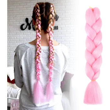 Paruka DAALO Vlasový příčesek - růžový