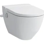 Laufen Cleanet Navia - Elektronický bidet s keramikou, boční přívod vody, SoftClose, Rimless, s LCC, bílá H8206014007171