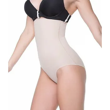 Dámská móda Dámské kalhotky s vysokým pasem Julimex 251 přírodní XL