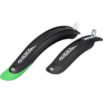 Blatník na kolo Blatníky 20" Simpla KIDO černo-zelené set