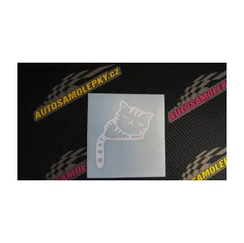 Samolepící dekorace SAMOLEPKA Kočka 004 pravá (10 - červená) NA AUTO, NÁLEPKA, FÓLIE, POLEP, TUNING, VLASTNÍ TEXT, TISK, AUTOSAMOLEPKY.cz, POLEPY, OBRÁZEK, LOGO, SAMOLEPKY