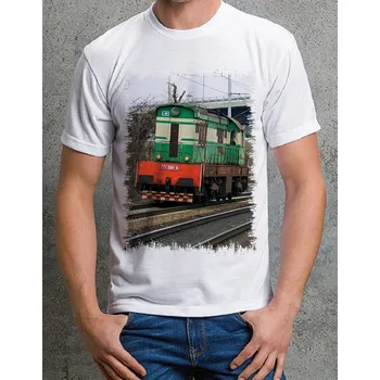 Pánské tričko tričko s vlakem 771 099 ČMELÁK 3XL