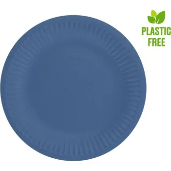 Party nádobí Modré talířky 6 ks, 18 cm