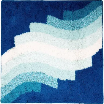 Koupelnová předložka Ridder STREAK modrá 55 x 55 cm, 7107803 koupelnová předložka