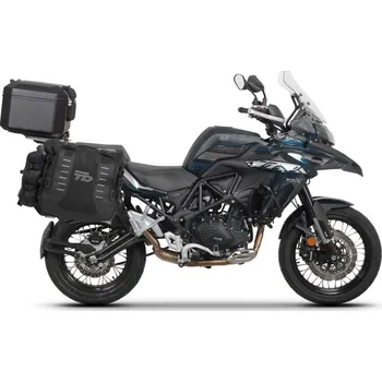 Zavazadlo na motocykl Kompletní sada sedlových brašen SHAD TERRA TR40 a hliníkového 55L vrchního kufru, včetně montážní sady SHAD QJMOTOR SRT550