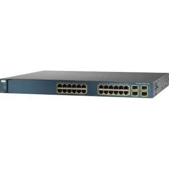 Síťový prvek Cisco Catalyst 3560G-24PS - Přepínač - L3 - řízený - 24 x 10 100 1000 (PoE) + 4 x gigabitů SFP - desktop - PoE - repasovaný WS-C