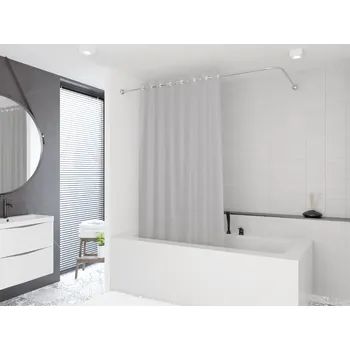 Sprchový závěs wela Sprchový závěs PEVA TMAVĚ ŠEDÝ šířka x výška: 120 x 200