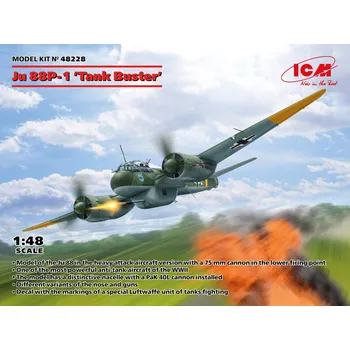 Plastikový model 1:48 Junkers Ju 88 P-1 Tank Buster