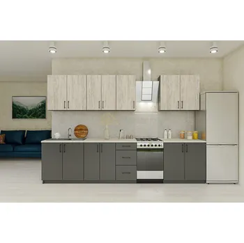 Kuchyňská linka Nábytek Pyramida, s.r.o. Kuchyňská linka 260 LILIAN artwood/antracit