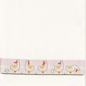 Povlečení DARRÉ Bavlněný ručník Kačenky - smetanová Velikost: ručníček 30 x 50