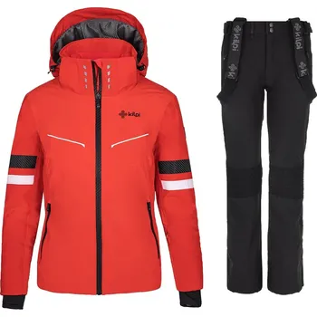 Dámská bunda Dámský lyžařský komplet Lorien RED 42 + Dione BLK 40