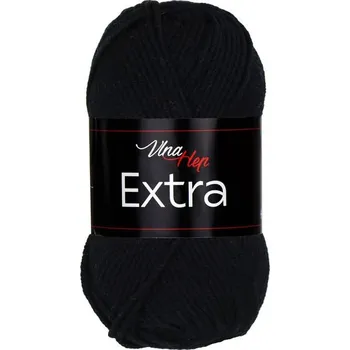Příze Extra, 6001, černá