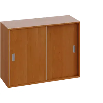 Šatní skříň SPD 43/100 skříň s posuvnými dveřmi/nika, 1450x1000x400, olše jantar