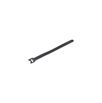 C-Tech CABLEXPERT stahovací pásky na suchý zip, 210mm, černé, 100ks v balení