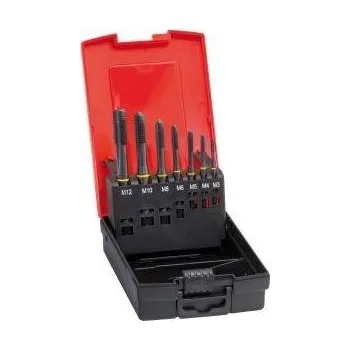 Závitořezný nástroj Sada strojních závitníků Format DIN371/376 HSS-Co5 tvar B M3-12