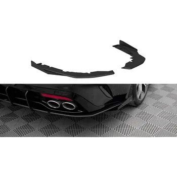 Tuning Splittery zadní boční Street Pro + flaps Kia Stinger GT-Line Mk1 černo červené