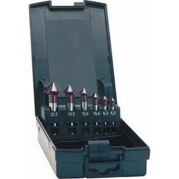 Vrták Sada kuželových záhlubníků Advanced TIALN tvar C CBN vybrušovaný 90° 6,3-25,0mm EXACT