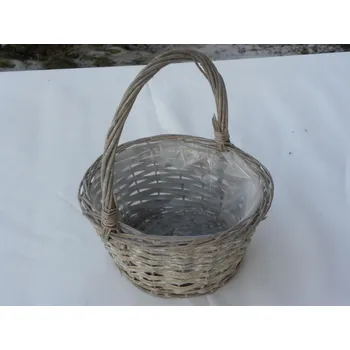 Úložný box košík s uchem šedý posl. 1 ks skladem