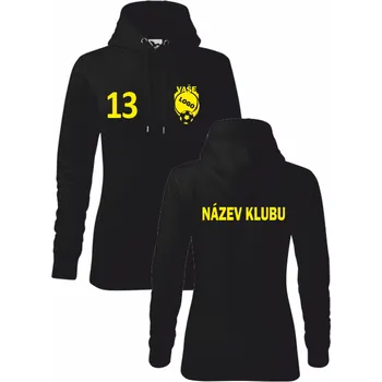 ON-DESIGN Klubová mikina dámská Velikost: XL, Barva: černá