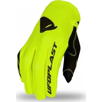 Moto rukavice SKILL 4533-DFLU dětské žluté fluo off-road rukavice UFO - XL