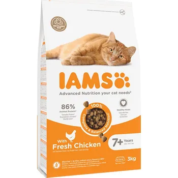 Pro kočku 3kg IAMS for Vitality Senior Chicken