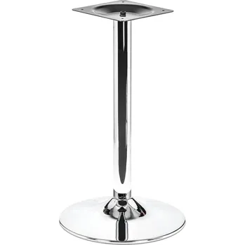 Stolová podnož In-Design Centrální stolová noha kulatá Root chrom Výška nohy (mm): 730, Rozměr základny: Průměr 430