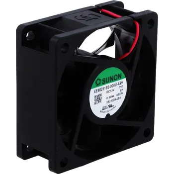 Domácí ventilátor Sunon EE60251B2-000U-A99 ventilátor 12VDC 60x60x25mm