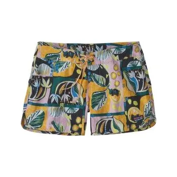 Dámské kraťasy Patagonia Wavefarer Boardshorts - 5 in. Women Island Seeds: Milkweed Mauve žlutá 8