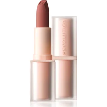Přípravek na rty Makeup Revolution Lip Allure Soft Satin Lipstick krémová rtěnka se saténovým finišem odstín Brunch Pink Nude 3,2 g