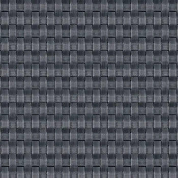 Umělý ratan - ocelově šedá, výška 1,1 m (Ratanová rohož z technoratanu)