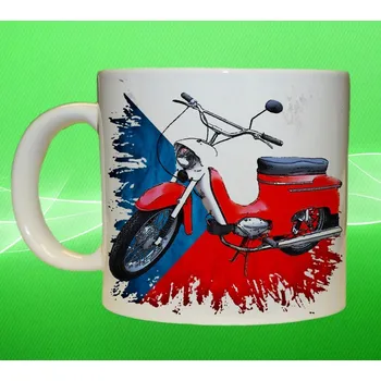 hrnek s motorkou České výroby 75ml