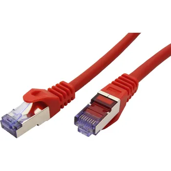 Síťový kabel OEM Patch kabel Roline S/FTP cat 6A, LSOH, 5m, červený 21.15.2815