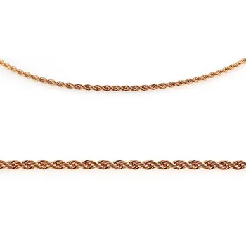 Souprava šperků Řetízek 7604, růžové zlacení (60 cm) - SNE.7604