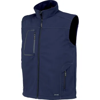 Pánská vesta Industrial Starter Softshellová vesta Bali Barva: Modrá, Velikost: 3XL 04007-3XL