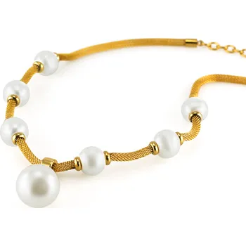 Souprava šperků Náhrdelník 7391, zlatý - SNE.7391