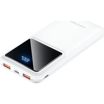 Vention 10000mAh 22.5W Portable Power Bank White